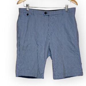 Calvin Klein Blue Plaid Shorts size 32